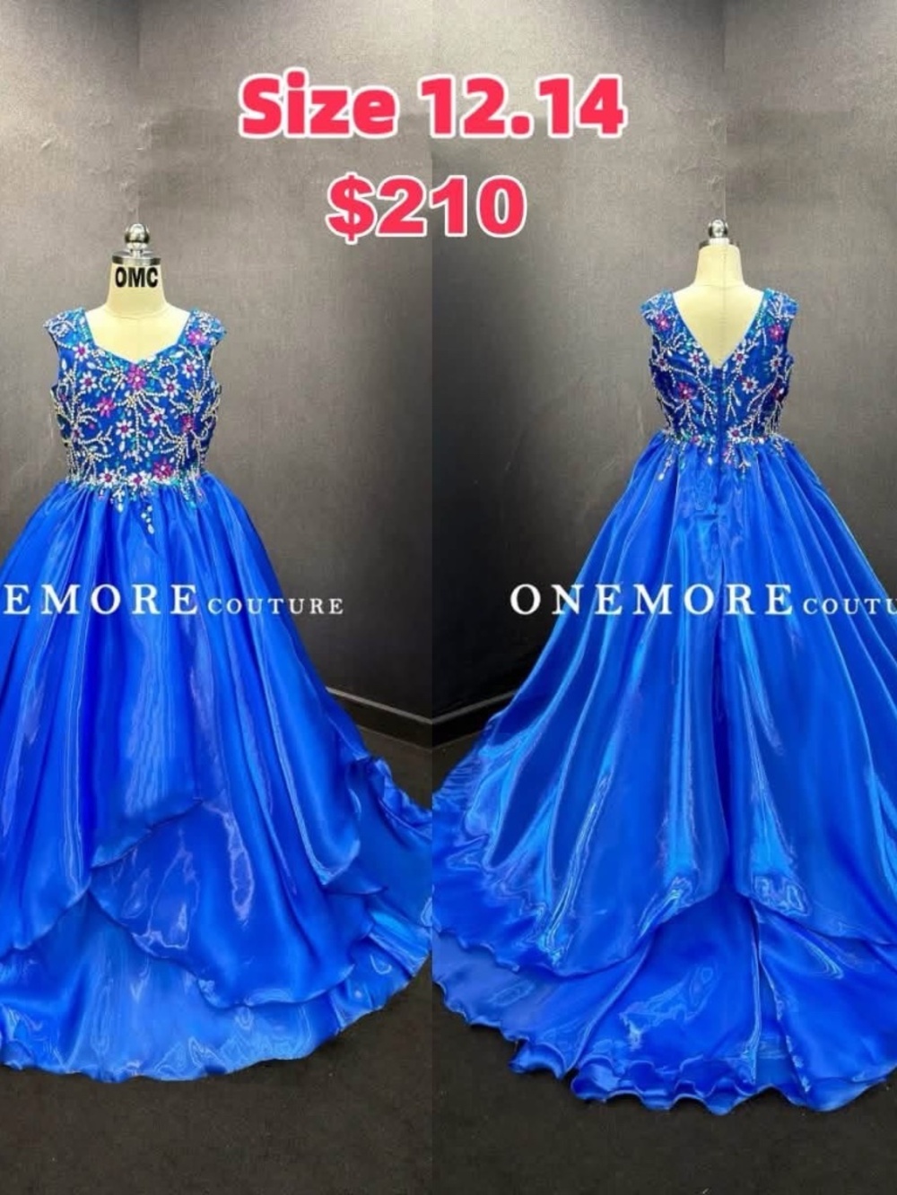 One more contour girls size 12 dress
